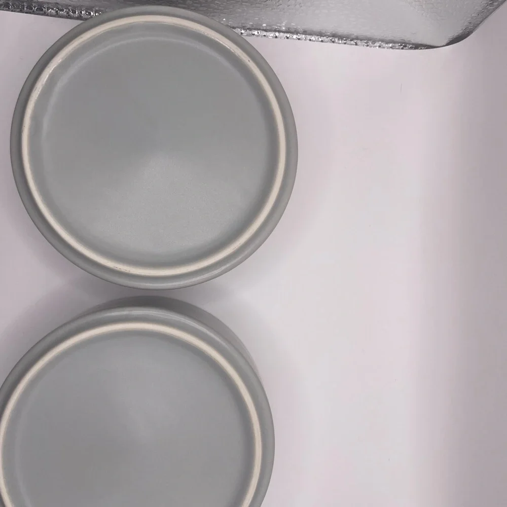 Gray Cat Bowls Set